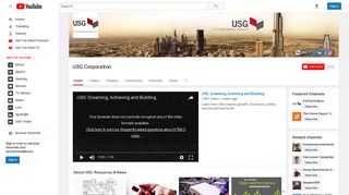 USG Corporation - YouTube