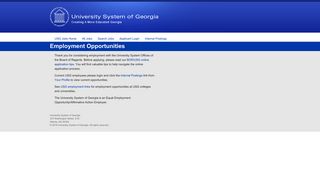 University System of Georgia - Jobs