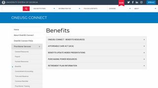 Benefits | OneUSG Connect | University System of Georgia