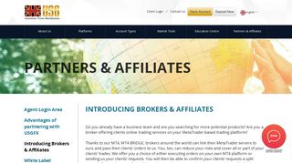 Partners & Affiliates | Introducing | Forex Trading - USGFX