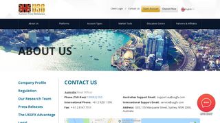Contact Us | Forex Trading - USGFX