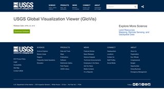 USGS Global Visualization Viewer (GloVis)