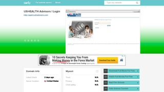 agent.ushadvisors.com - USHEALTH Advisors | Login - Agent Ush ...