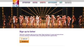 Sign up to Usher - Theatre Cedar Rapids