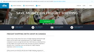 Freight Shipping & Logistics Companies | uShip Canada