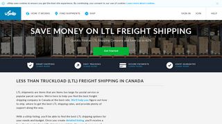 LTL Freight Shipping & Logistics | uShip Canada
