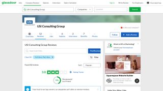 USI Consulting Group Reviews | Glassdoor