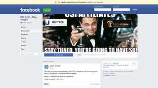USI Tech - Now What!? Public Group | Facebook