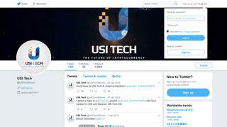 USI Tech (@USITechBitcoin) | Twitter