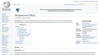 The Spectrum (USLS) - Wikipedia