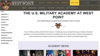 Admissions Team 2 - West Point