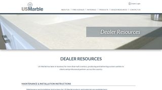 Dealer Resources | US Marble | Custom Vanity
