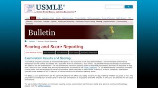 Score & Score Reporting - usmle