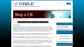 United States Medical Licensing Examination | Step 2 CK ... - usmle