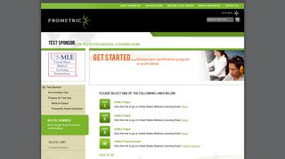 USMLE - United States Medical Licensing Exam - Prometric