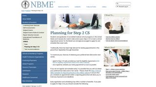 USMLE Planning for Step 2 CS | NBME