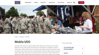 Mobile USO · United Service Organizations