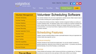 Volunteer Scheduling Software | Volgistics