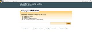 Educator Licensing Online - Utah State Board of Education - Utah.gov