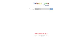 Pharmacopeia Online, Drug, Pharmaceutical Analysis Reference, US ...