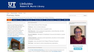 USP - NF - Research Guides - UT Tyler