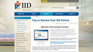 Imperial Irrigation District : Pay or Review Your Bill Online