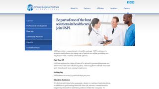 Benefits | United Surgical Partners