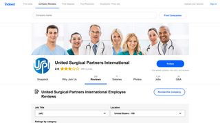Working at United Surgical Partners International: 197 Reviews ...