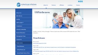 Media Center | United Surgical Partners