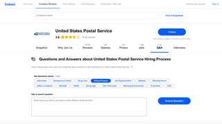 Questions and Answers about United States Postal Service Hiring ...