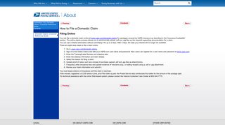 How to File a Domestic Claim - USPS.com