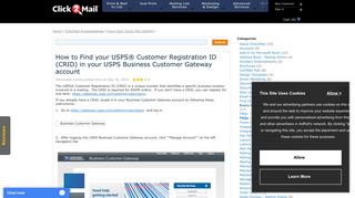 How to Find your USPS® Customer Registration ID (CRID) in your ...