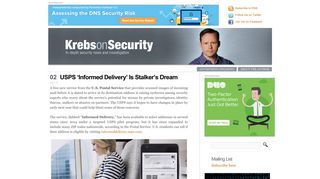 USPS 'Informed Delivery' Is Stalker's Dream — Krebs on Security