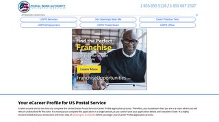 USPS eCareer Profile | US Postal Service | Postal work authority