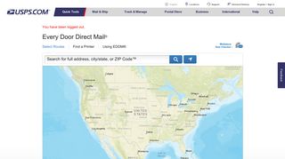 USPS.com® - Every Door Direct Mail