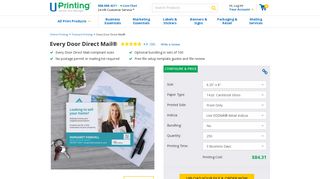 Every Door Direct Mail® Services - Postcard Mailing | UPrinting