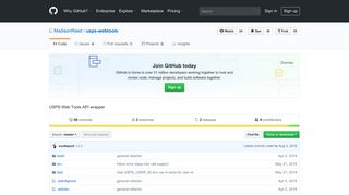 GitHub - MadisonReed/usps-webtools: USPS Web Tools API wrapper