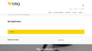 My Application: Ask USQ Future Students