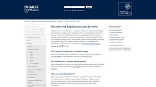 USS - University Administration and Services - University of Oxford