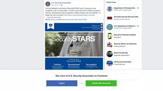 We are pleased to announce SecuritySTARS... - U.S. Security ...