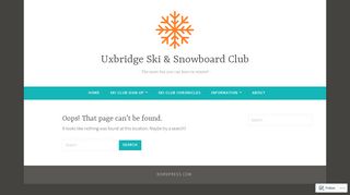 USSC - Sign up - Uxbridge Ski & Snowboard Club