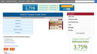 USSCO Federal Credit Union - Johnstown, PA - Credit Unions Online