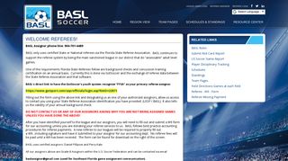 Welcome Referees! | BASL - BASL Soccer
