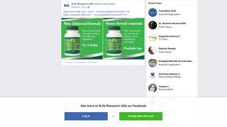 4Life Research USA - Facebook
