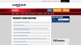 Team Rankings - USSSA - United States Specialty Sports Association