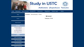 Application for 2018 USTC Scholarship - Welcome To USTC