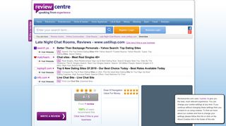 Late Night Chat Rooms, Reviews - www.ustillup.com - Review Centre