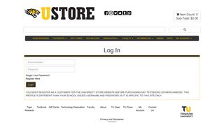 Log In - Store