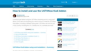 USTVNow Kodi Addon Guide: How to install and Use | Comparitech