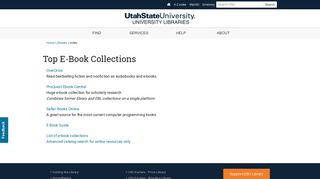 USU Libraries | eBooks
